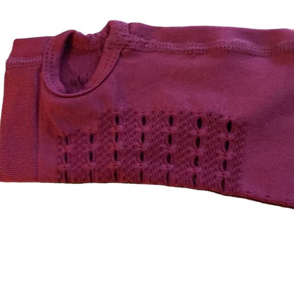 Peach Perfect Long Sleeve Crop Top Size Large - Picture 4 of 5